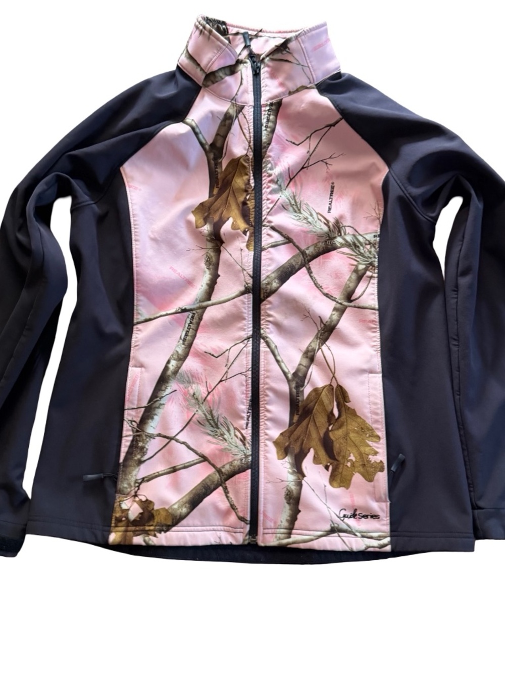 Gander Mountain Guide Series Jacket Women's Large Pink Black RealTree